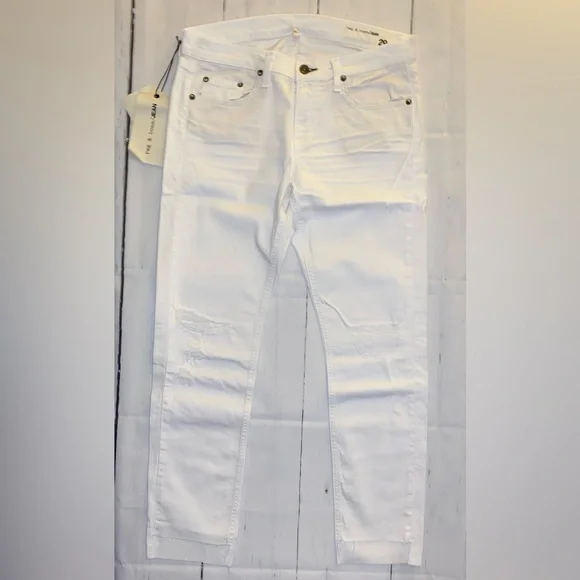 🧁🆕 Rag & Bone - Dre Distressed Capri - Size 29 - Picture 3 of 9
